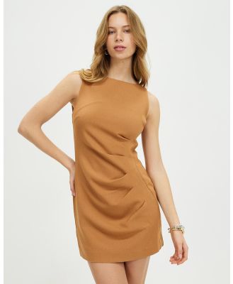 Third Form - Engima Mini Dress - Dresses (Camel) Engima Mini Dress