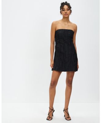 Third Form - Rolling Wave Strapless Mini Dress - Dresses (Black) Rolling Wave Strapless Mini Dress