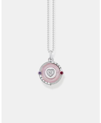 THOMAS SABO - Cosmic Pink Pendant Necklace - Jewellery (Silver) Cosmic Pink Pendant Necklace