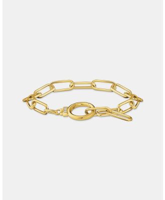 THOMAS SABO - Golden Link Zirconia Bracelet - Jewellery (Gold) Golden Link Zirconia Bracelet