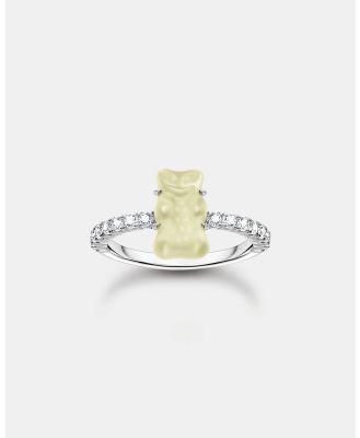 THOMAS SABO - HARIBO Pineapple White Bear Ring - Jewellery (White) HARIBO Pineapple White Bear Ring