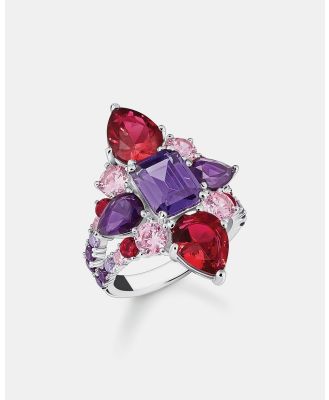 THOMAS SABO - Heritage Glam Cocktail Ring with Colourful Stones - Jewellery (Silver) Heritage Glam Cocktail Ring with Colourful Stones