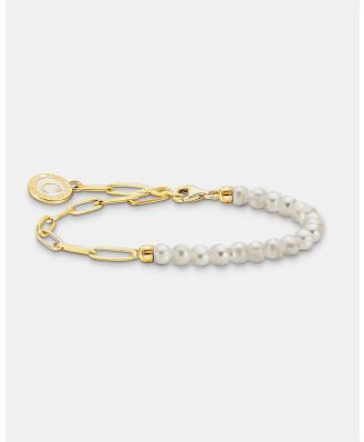 THOMAS SABO - Member Charm Bracelet with Charmista Disc Gold Plated - Jewellery (Gold) Member Charm Bracelet with Charmista Disc Gold Plated