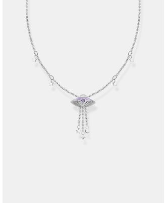 THOMAS SABO - Necklace with Star Pendants and UFO - Jewellery (Silver) Necklace with Star Pendants and UFO