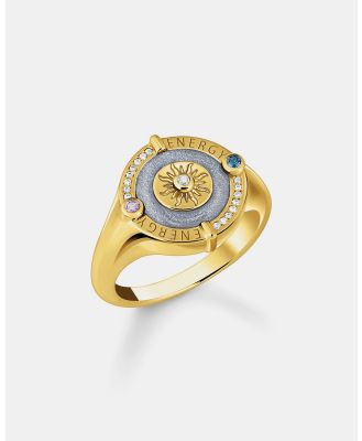 THOMAS SABO - Signet Ring with Sun - Jewellery (Silver) Signet Ring with Sun
