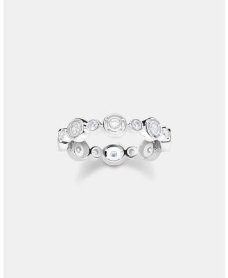 THOMAS SABO - Sparkling Circles Silver Circle Ring - Jewellery (Silver) Sparkling Circles Silver Circle Ring