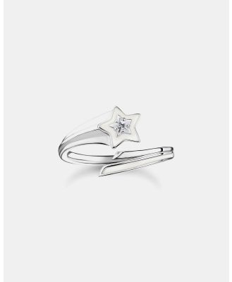 THOMAS SABO - Star Ring with White Stones - Jewellery (Silver) Star Ring with White Stones