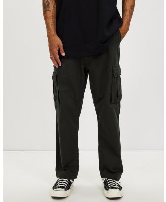 Thrills - Slacker Union Cargo Pants - Pants (Oil Green) Slacker Union Cargo Pants