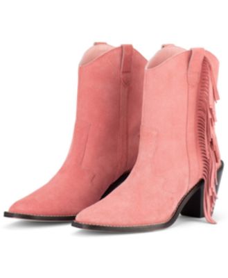 Tigerlily - Clover Fringed Boot   Rose Plume - Boots (Rose Gold) Clover Fringed Boot - Rose Plume