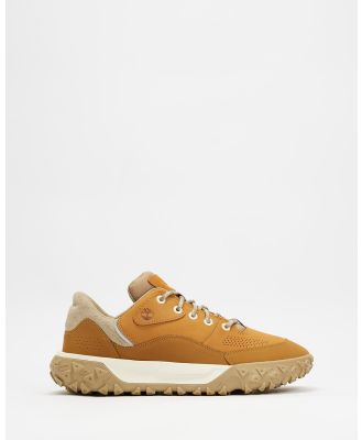 Timberland - Greenstride Motion 6 Low Lace Hiker Boots   Men's - Sneakers (Wheat Nubuck) Greenstride Motion 6 Low Lace Hiker Boots - Men's