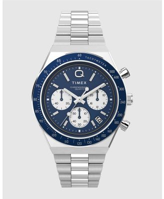TIMEX - Men’s Q Timex Chronograph - Watches (Blue) Men’s Q Timex Chronograph