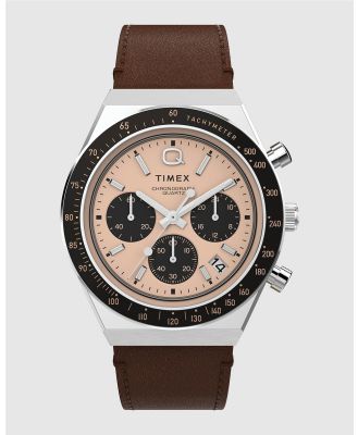 TIMEX - Men’s Q Timex Chronograph - Watches (Rose Gold Tone) Men’s Q Timex Chronograph