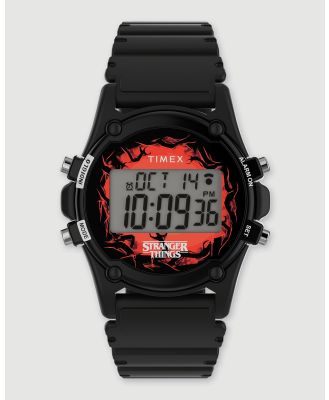 TIMEX - Stranger Things Atlantis by Timex - Watches (Black) Stranger Things Atlantis by Timex