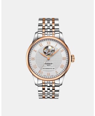 Tissot - Le Locle Powermatic 80 Open Heart - Watches (Rose Gold & Silver) Le Locle Powermatic 80 Open Heart