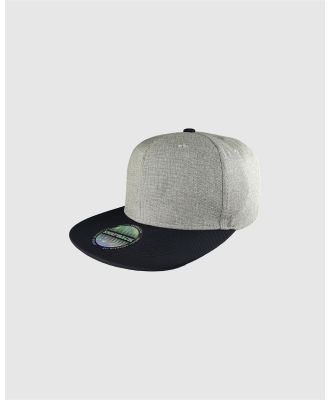 Tolu Australia - Grey Snapback Cap - Hats (Grey) Grey Snapback Cap