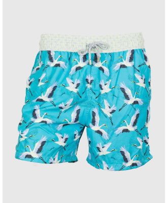 Tolu Australia - Grulla Kids Swim Shorts - Swimwear (Blue) Grulla Kids Swim Shorts
