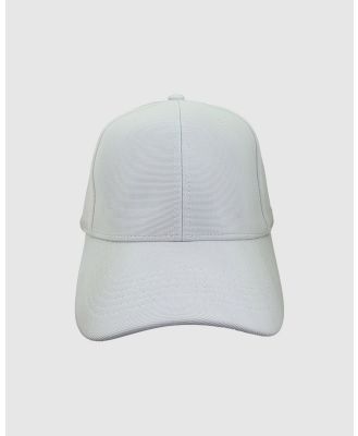 Tolu Australia - White Baseball Cap - Hats (Black) White Baseball Cap