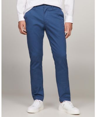 Tommy Hilfiger - 1985 Bleecker Pima Cotton Chinos - Pants (Aegean Sea) 1985 Bleecker Pima Cotton Chinos