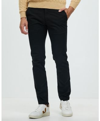 Tommy Hilfiger - 1985 Bleecker Pima Cotton Chinos - Pants (Black) 1985 Bleecker Pima Cotton Chinos