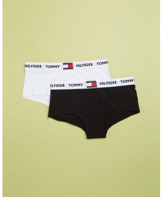 Tommy Hilfiger - 2 Pack Shorty   ICONIC EXCLUSIVE   Teens - Briefs (White & Black) 2-Pack Shorty - ICONIC EXCLUSIVE - Teens