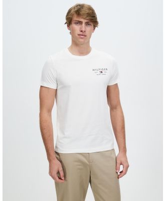 Tommy Hilfiger - Brand Love Small Logo Tee - T-Shirts & Singlets (White) Brand Love Small Logo Tee