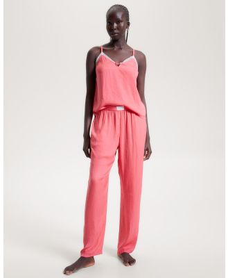 Tommy Hilfiger - Cami & Long Pant Set - Sleepwear (Pink Dawn) Cami & Long Pant Set