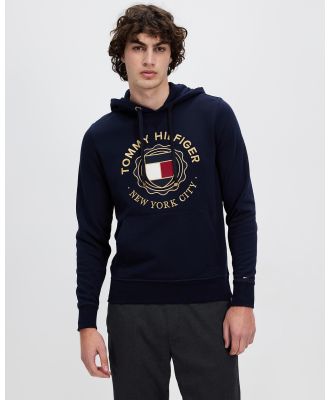 Tommy Hilfiger - Icon Roundall Gold Hoodie - Hoodies (Desert Sky) Icon Roundall Gold Hoodie