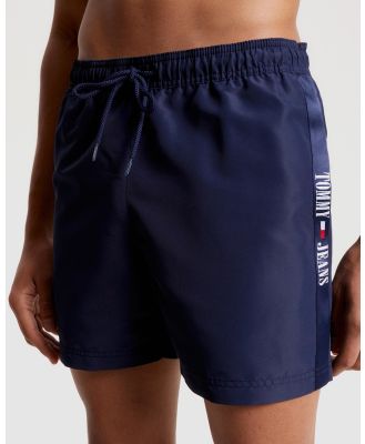 Tommy Hilfiger - Side Tape Shorts - Swimwear (Twilight Navy) Side Tape Shorts