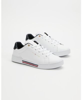 Tommy Hilfiger - TH Stripe Insert Sneakers - Sneakers (White) TH Stripe Insert Sneakers