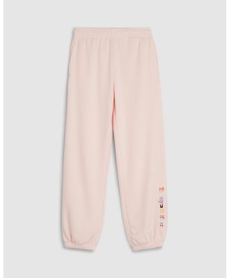 Tommy Hilfiger - Tommy Graphic Multi Sweatpants   Teens - Sweatpants (Faint Pink) Tommy Graphic Multi Sweatpants - Teens