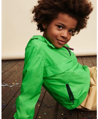 Tommy Hilfiger - U Packable Chicago Popover   Kids - Coats & Jackets (Spring Lime) U Packable Chicago Popover - Kids