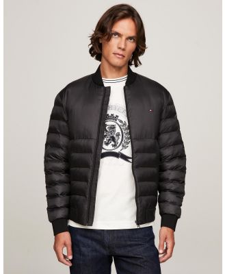 Tommy Hilfiger - Water Repellent Packable Quilted Bomber Jacket - Coats & Jackets (Black) Water Repellent Packable Quilted Bomber Jacket