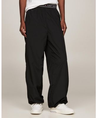 Tommy Jeans - Baggy Taping Trackpants - Pants (Black) Baggy Taping Trackpants