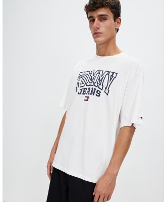 Tommy Jeans - Skate Entry Graphic Tee - T-Shirts & Singlets (White) Skate Entry Graphic Tee