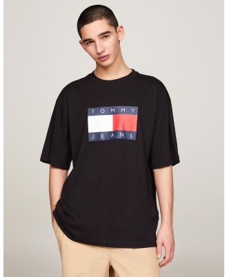 Tommy Jeans - Skate Flag Tee - T-Shirts & Singlets (Black) Skate Flag Tee