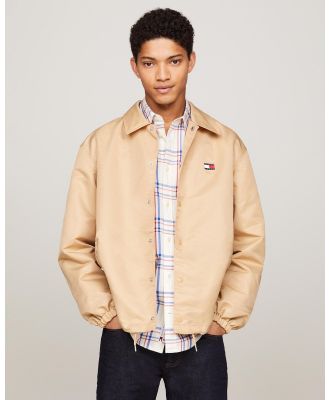 Tommy Jeans - Solid Coach Jacket - Coats & Jackets (Tawny Sand) Solid Coach Jacket