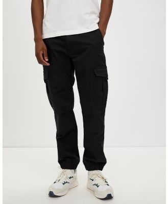 Tommy Jeans - TJM Ethan Washed Twill Cargo Pants - Pants (Black) TJM Ethan Washed Twill Cargo Pants