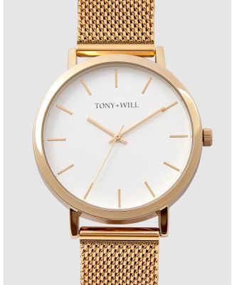 TONY+WILL - Classic - Watches (GOLD / WHITE / GOLD) Classic