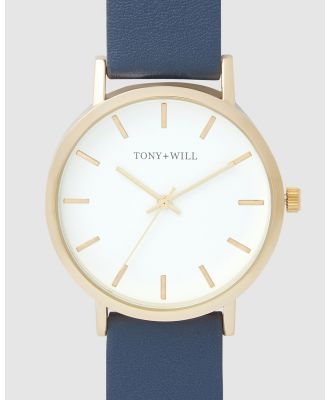 TONY+WILL - Classic - Watches (GOLD / WHITE / NAVY) Classic
