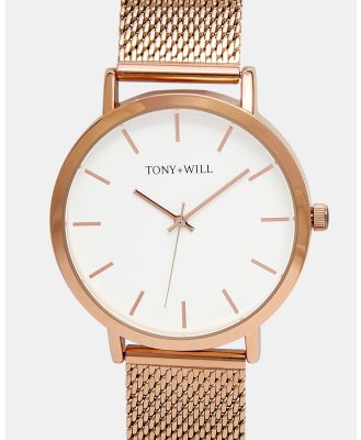 TONY+WILL - Classic - Watches (ROSE GOLD / WHITE / ROSE GOLD) Classic