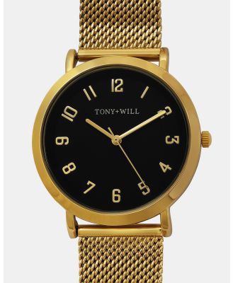 TONY+WILL - Small Astral - Watches (GOLD / BLACK / GOLD) Small Astral