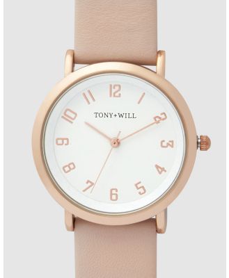 TONY+WILL - Small Astral - Watches (ROSE GOLD / WHITE / LIGHT PINK) Small Astral