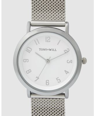 TONY+WILL - Small Astral - Watches (SILVER / WHITE / SILVER) Small Astral