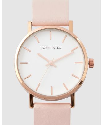 TONY+WILL - Small Classic - Watches (ROSE GOLD / WHITE / LIGHT PINK) Small Classic