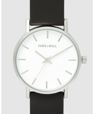 TONY+WILL - Small Classic - Watches (SILVER / WHITE / BLACK) Small Classic