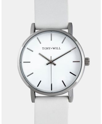 TONY+WILL - Small Classic - Watches (SILVER / WHITE / WHITE) Small Classic