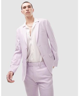 Topman - Super Skinny Suit Jacket - Suits & Blazers (Lilac) Super Skinny Suit Jacket