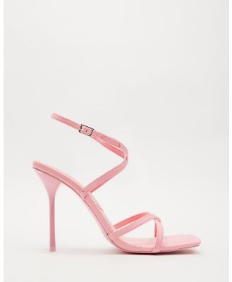 TOPSHOP - Dakota Strappy Heeled Sandals - Heels (Pink) Dakota Strappy Heeled Sandals