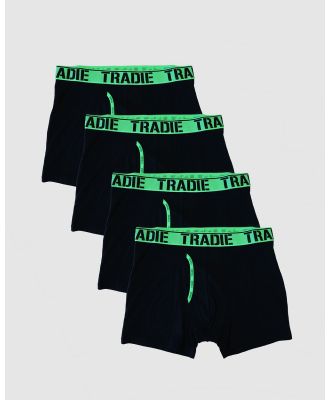 TRADIE - Tradie 4pk Man Front Trunks - Underwear & Socks (MJ1621SK - RPL15 - (4)) Tradie 4pk Man Front Trunks