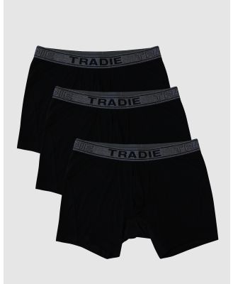 TRADIE - Tradie Mens 3pk Bamboo Trunks Mid Length - Underwear & Socks (RPL - MJ4624SK - COL02(3)) Tradie Mens 3pk Bamboo Trunks Mid-Length